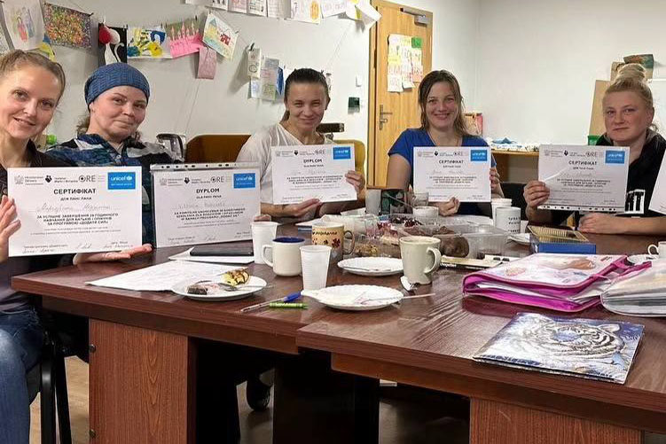 Mothers Complete Therapy Program at Center