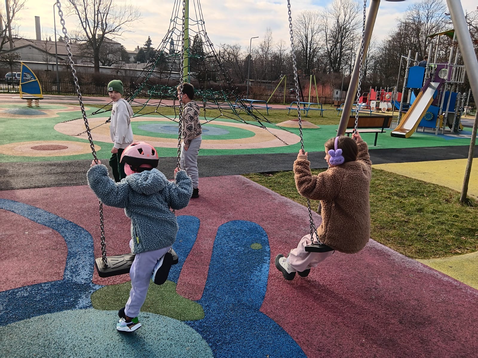 Children at the Center Enjoying Mid-Winter Break